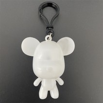 마켓영 푸어링 무지 베어브릭 키링 만들기 diy, 6.5cm 대두 곰돌이(단품)