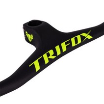 빠른 해외직구 TRIFOX 풀 카본 MTB 핸들바 일체형 산악 자전거 RHB200 3K 매트 블랙 -17 도 탄소 핸들바 스템, Green Stem-110mm_Length 720mm
