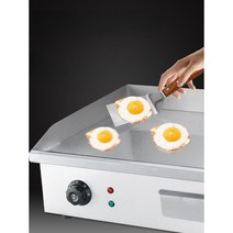 업소용 전기철판 포장마차 그릴 전기그리들 부침 볶음 구이 기계 철판구이, 전기 난방 1.5 KW  그릴 보드 36 36 CM 두