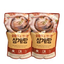 금강 즉석삼계탕 1kg x 2봉 레토르트 삼계탕 실온보관 HACCP 위생설비 쪽빛누리, 1개