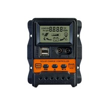 휴대용 태양열충전기 태양광충전기 태양광 충전 컨트롤러 PWM LCD 디스플레이 10A 20A 30A 12V 24V 듀얼 USB 5V 출력 태양 전지 패널 충전기 레귤레이터, [02] 20A