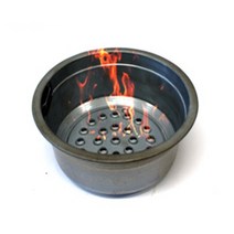 숯통 숯불통 재받이 받침 화로 바베큐 그릴 원형 업소용, 1개