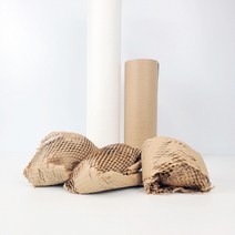 포장완충제 종이뽁뽁이 3TYPE, 롤타입(50cm-50m)-브라운, 1개