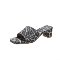 ZZJJC 빅 사이즈 슬리퍼 여 패션 통굽 가보시 미끄럼 방지 고무창 홈웨어