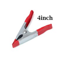 금속 집게 클램프 2인치 4인치 6인치 모음 스프링 바이스 핸디 고정 목재 다용도, 2. 집게 클램프 4인치 40102