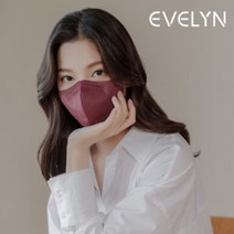 (50매) EVELYN 에블린 박서준 국산 필터 KC인증 패션 컬러 새부리형 마스크, 대형(50매), 메쉬 딥 그린