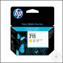 오케이전산 HP 정품플로터잉크 No.711 CZ132A Yellow T120 29ml T120