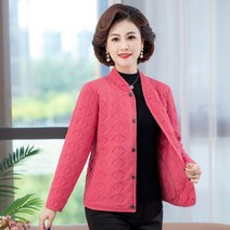 여성 엄마 가을겨울 자켓 누빔 깔깔이 점퍼 빅사이즈