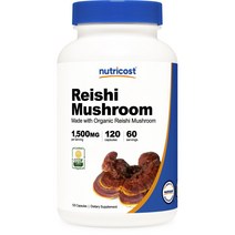 뉴트리코스트 영지 버섯 1500mg 캡슐, 120정, 1개