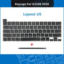 새로운 노트북 A2338 키 캡 AZERTY 맥북 프로 레티나 13 