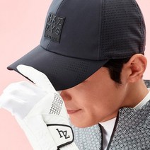 헤지스골프 펀칭 육쪽캡 HUHE1E318, 그레이