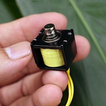 마이크로 미니 솔레노이드 코일 전자석 스프링 푸시 풀 흡입식 전동 DC 12V-24V