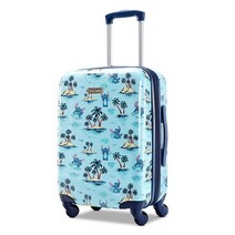 American Tourister 디즈니 몰드 하드사이드 확장식 캐리어 블랙 기내용 20인치