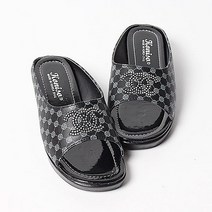 프롬슈 프롬슈 도트 격자패턴 여성용실내화 미용사슬리퍼 (5534220)