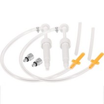 호환 frp 보트 선외기 낚시보트 tml gear lube pump 해양 하부 기어 오일 펌프 표준 쿼트 병에 맞는 모든 수은 선외 해양 액세서리, 2pcs