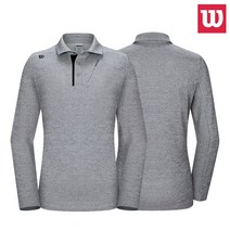 윌슨 기모 카라티 7622 그레이 여성 테니스 골프 단체