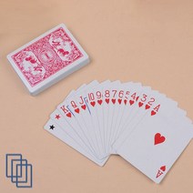 포커 원카드 보드게임 트럼프 카드 DD-11228, 레드