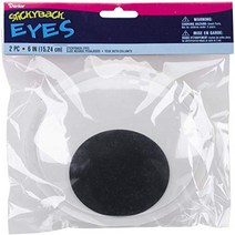 Darice EYE-6 2-Piece Adhesive Wiggly Eyes for Craftwork 6-Inch null, 1, 기타