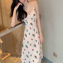 여름 여성용 6월 7월 8월 결혼식 하객 패션 원피스 제주도 옷차림 드레스 쉬폰 스커트 B58