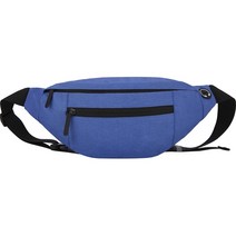 지퍼 힙색 방수 슬링백 힙색 만끽할 수 있는 스포츠 축제 운동 여행용 캐주얼 핸즈프리 지갑 허리팩 폰백 올폰을 들고 달리는 선물, 푸른색