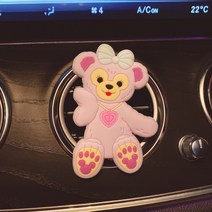 Mizuud 만화 자동차 장식 공급 자동차 공기 출구 아로마 테라피 자동차 펜던트, 시드니 매화 싱글 [향수를 보내는 향수]]