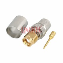 50OHM RF 크림프 SMA Male 커넥터 RG213 LMR400 7D-FB SYV-50-7 동축 케이블