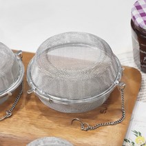 키친앤리빙 국산 스텐 멸치 다시통 3size 육수망 다시망, 1개