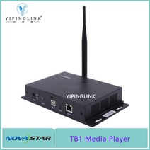 Novastar TB1 오프라인 풀 컬러 LED 스크린 미디어 플레이어 상자 TB1-4G 비동기 야외 디스플레이 전송 컨, 한개옵션1, 한개옵션0