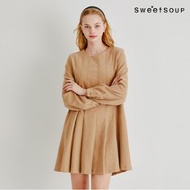 라운드 플리티드 원피스(WYBOPH1)