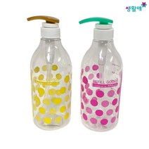 리필 굿 펌프 750ml(색상랜덤)공병 샴푸 리필 용기