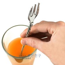 남대문 카페창업용품 도매 / 바스푼 포크겸용 칵테일스푼 26cm