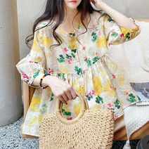 여름/여성/반팔/블라우스/셔츠/남방/빅사이즈