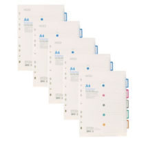 희망화일 PP 5분류 인덱스 홀더파일, 혼합, 15개입