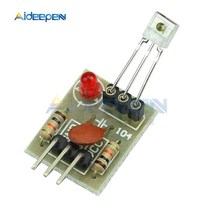 Arduino용 레이저 감지기 센서 모듈 비모듈레이터 튜브 수신기 감지 높은 수준의 광 1PC 5V