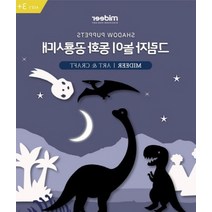 그림자동화 그림자극장 유아동화책 놀이 공룡시대, 단일