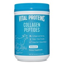 Vital Proteins 네추럴 홀 뉴트리션 바이탈 프로틴 콜라겐 펩타이드 680g Natural Whole Nutrition Collagen Peptides 24oz, 1개, 상세내용 참조