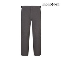 몽벨 남성 잔체크 팬츠 그레이