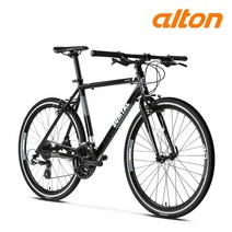 [반짝세일] 알톤 썸탈 24단 하이브리드 자전거, 썸탈_블랙