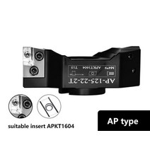 AP SE 엔드 밀링 절삭 공구 90 45 KM12 400R 50 22 27 32 직각 더블 에지 브리지 알루미늄 합금 커터 헤드 AP16, D350272T+AP