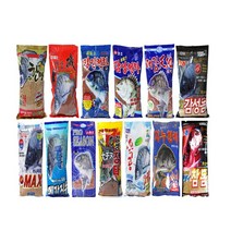 감성돔 집어제 건식 습식 밑밥 미끼 파우다 와조 감성천하 하나파워 맥스 압맥, 메가지누