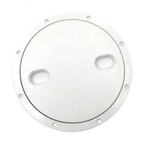 Zeyuan 2x 9인치 비 보트 수상 스포츠용 액세스 보트 검사 커버/플레이트, 플라스틱, 화이트