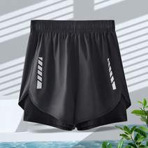 러닝 반바지 남자 라이딩 마라톤 여름 속건 트레이닝 피트니스 장비 안감 3부 팬츠