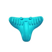 스트레칭 목 경추 거북목 마사지기 목스트레처 베개 어깨 마사지 카이로프랙틱 견인 장치 통증 완화 자, 02 Type 1 green