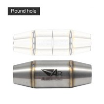 오토바이 배기음 배기머플러 ZSDTRP범용 오토바이 배기 촉매 미드 파이프 35MM 수정된 머플러 확장 챔버 스, 17 B-AR