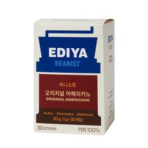 이디야 비니스트 오리지널 아메리카노 원두커피믹스, 2개, 30개입