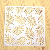 스텐실도안 13cm 나무 잎 케이크 그림 및 장식 템플릿 그리기 diy 엠보싱 사진 앨범 스크랩북 일기 공급, 자주색