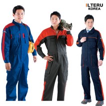 일터루 춘추용 스즈끼 3종 모음 일체형 정비복 우주복, ITZ-931(그레이)