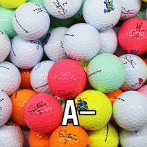 브랜드 로스트볼 A- 100알 모음, 100개, 세인트나인 화이트 컬러 피스 혼합 A-