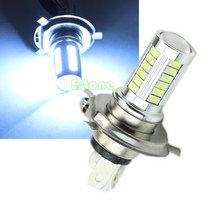 12V 성능 좋은 밝은 H4 33-LED SMD 화이트 자동차 안개등 헤드 라이트 운전 램프 LED전조등 H7전조등 E7CA