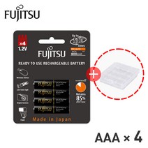 후지쯔 프리미엄 충전지 충전 배터리 AAA 950mAh 충전용 건전지, 1개